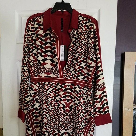 Silk button down dress - Picture 4 of 4